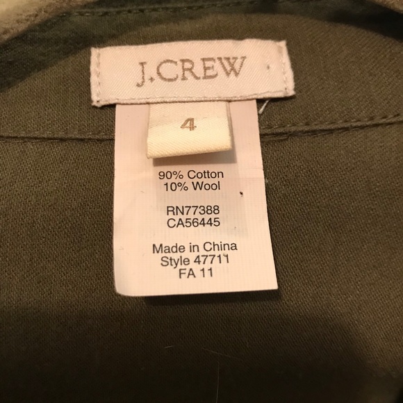 J. Crew Olive Green Dress - Picture 2 of 4